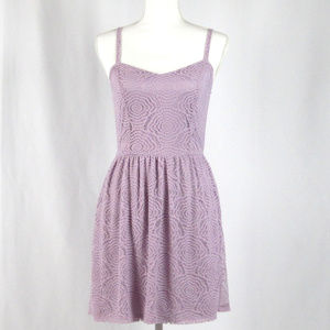 🌺 Lavender Lace Sun Dress Size small
